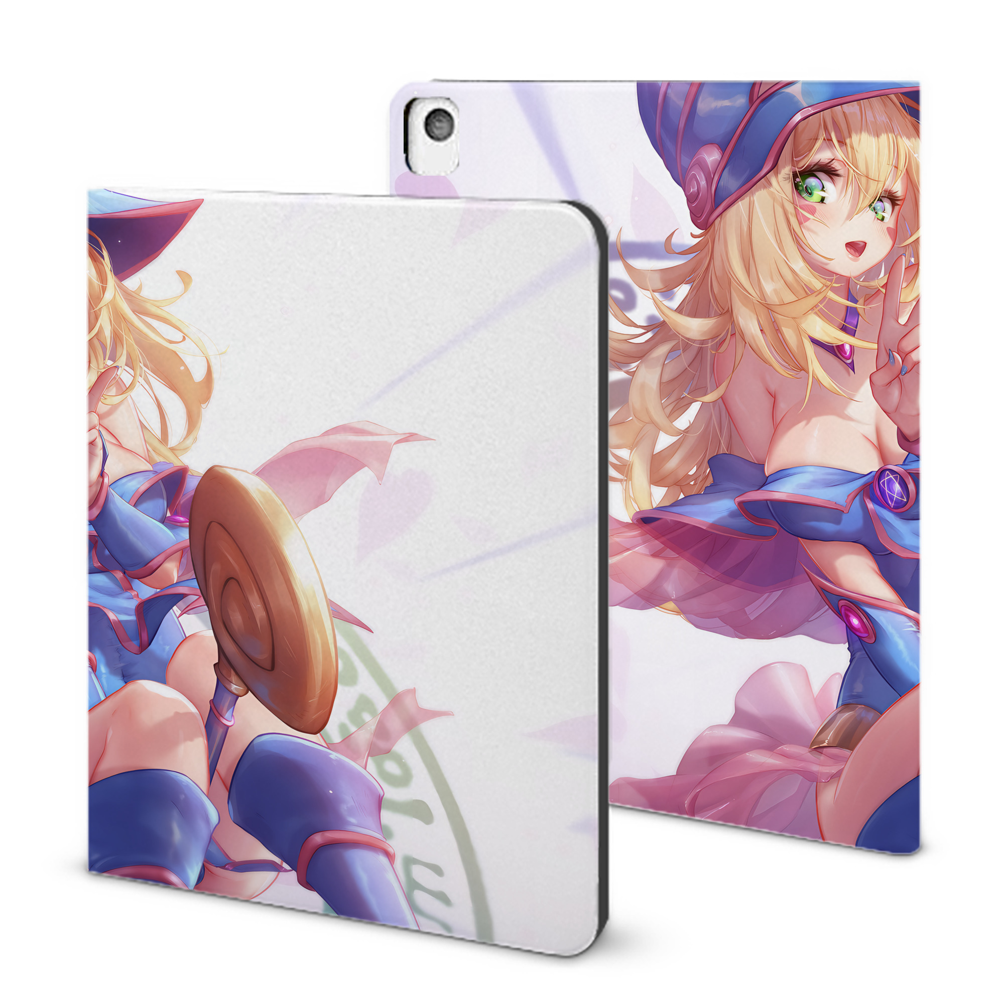 （画像用） 遊☆戯☆王 Yu-Gi-Oh! IPadケース ペンホルダー付き ブックスタイルデザイン